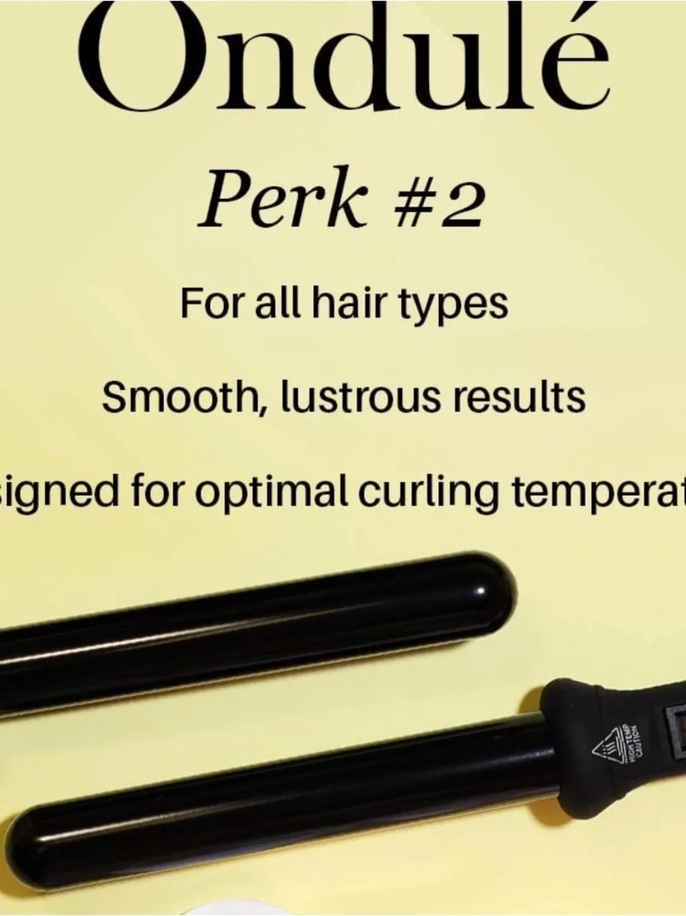Lange Black Hair Curling Wand